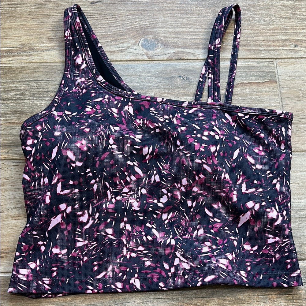 Zella Black and Pink Sports Bra